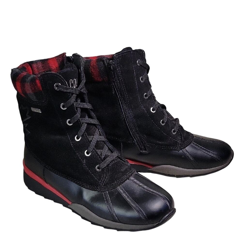 Cougar Suede Waterproof Canada Totem Duck Toe Boots Womens Size 8